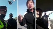 "Я Пабло Эскобар здесь, я тебя сожру". Астанчанин обматерил полицейского