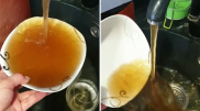 На коричневую воду в кране пожаловались жители Уральска