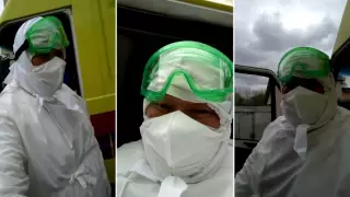 Поехал на вызов по COVID-19. Водителю скорой на карантине не выдают зарплату в Алматы