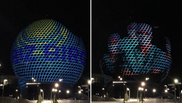 На сфере EXPO появилось изображение врачей