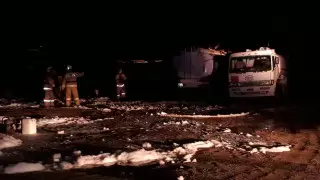 Два бензовоза горели в Павлодарской области