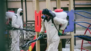 Сколько денег потратили на дезинфекционные работы в Казахстане за месяц