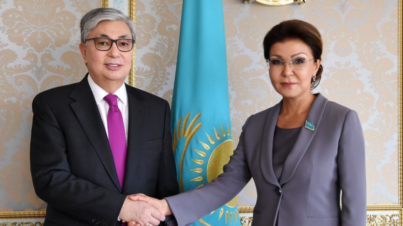 Касым-Жомарт Токаев и Дарига Назарбаева. Фото из архива