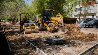 Работы по благоустройству дворов ведутся в Нур-Султане