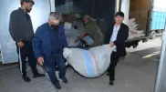 Первую партию гумпомощи отправили пострадавшим от наводнения в Туркестанской области