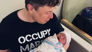 В Сети обсуждают странное имя сына Илона Маска