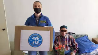 ОО "Казахское Географическое Общество" совместно с "Седьмым каналом" поздравили ветеранов войны и тружеников тыла