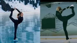 Станцевавшая на коньках на БАО алматинка снялась в российском клипе
