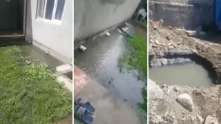 Дома затопило нечистотами в Алматы