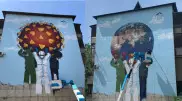 Почему в Алматы изменили мурал о борьбе с коронавирусом