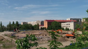 Стройку на месте сбора при землетрясении начали в Алматы