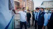 "Подводные лодки всплывать не будут". Аким ознакомился со строительством ливневки в Нур-Султане