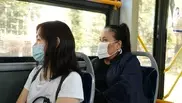 Алматинцам запретили ездить в автобусах без масок