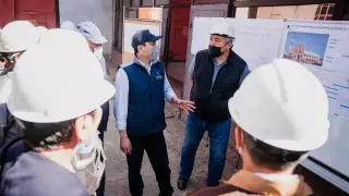 Алтай Кульгинов ознакомился с ходом работ по переводу на газ ТЭЦ-1/ТЭЦ-2