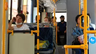 Бекшин ответил на жалобу о переполненных автобусах в Алматы