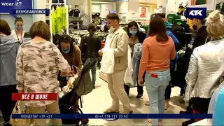 Петропавловцы ринулись в магазины после открытия ТЦ