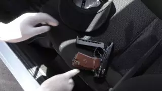 Пистолет нашли в салоне авто на блокпосту в Нур-Султане