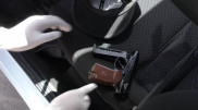 Пистолет нашли в салоне авто на блокпосту в Нур-Султане