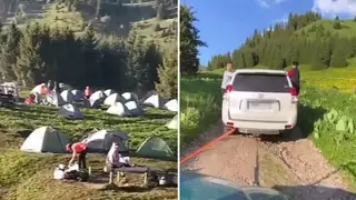 Водителя внедорожника наказали за вечеринку на Кок-Жайлау