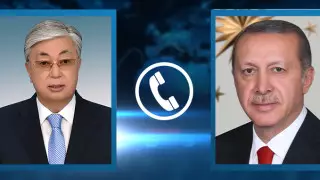 Токаев поблагодарил Эрдогана и пригласил его в Казахстан