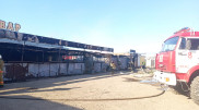 В Уральске сгорел обменный пункт