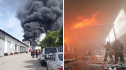 Видео последствий крупного пожара в Алматы появилось в Сети