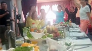 Полицейского отстранили от работы после скандального видео из тойханы в Жетысае