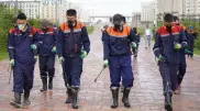 COVID-19: В Нур-Султане продолжаются дезинфекционные работы