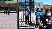 Родители и выпускники второй день штурмуют НИШ в Павлодаре