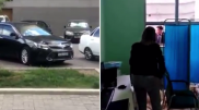 В полиции прокомментировали пост о "сотруднике КНБ, выбившем окно салона красоты"