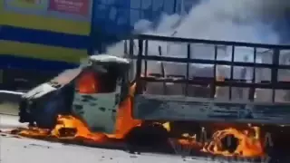 Взрыв произошел на дороге в Нур-Султане