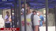 Огромные очереди образовались у пунктов сдачи теста на коронавирус в Алматы