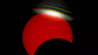 Тень от солнечного затмения на Земле сфотографировали из космоса