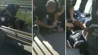 В США еще один полицейский применил удушающий прием при задержании