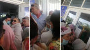"Инвалидті жібермейсіздер ме?". Қызылорда облысында тұрғындар ауруханаға кіре алмай шу шығарды