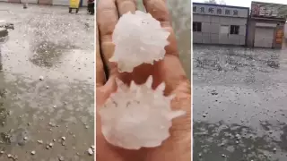 "Коронавирусный" град выпал в Пекине