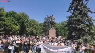 В Бишкеке проходит митинг за свободу слова