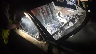 Тело 50-летнего мужчины нашли в сгоревшем авто в Алматы