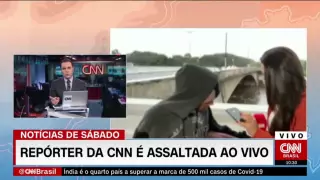 Бразильскую журналистку ограбили в прямом эфире