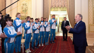 Встреча Елбасы с казахстанской делегацией V Азиатских игр