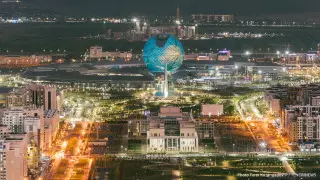 Как выглядит Нур-Султан с крыши "Абу-Даби Плаза"