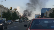 Кровля дома загорелась в Нур-Султане