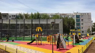 Масштабное преображение дворов и скверов проходит в Нур-Султане