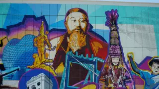 Два новых мурала появились в Нур-Султане
