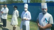 Главврача накажут за акцию с медиками в Шымкенте