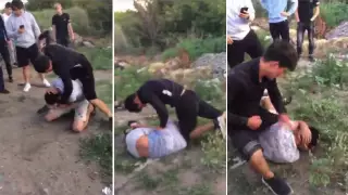 Драку подростков сняли на видео в Павлодарской области