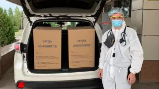 Волонтеры акции "Спасибо врачам" закупили в больницы 100 кислородных концентраторов