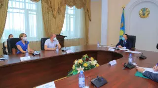 Российские медики прибыли на помощь костанайским коллегам