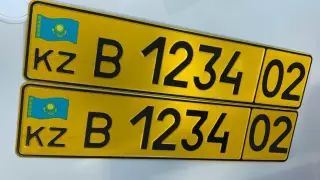 Желтые номера для авто месяц не выдавали в Алматы