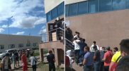Очереди у спецЦОНа сняли на видео в Нур-Султане